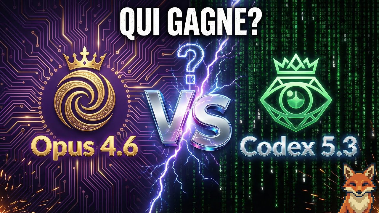 Opus 4.6 vs Codex 5.3 : qui gagne ? (développement assisté par IA)