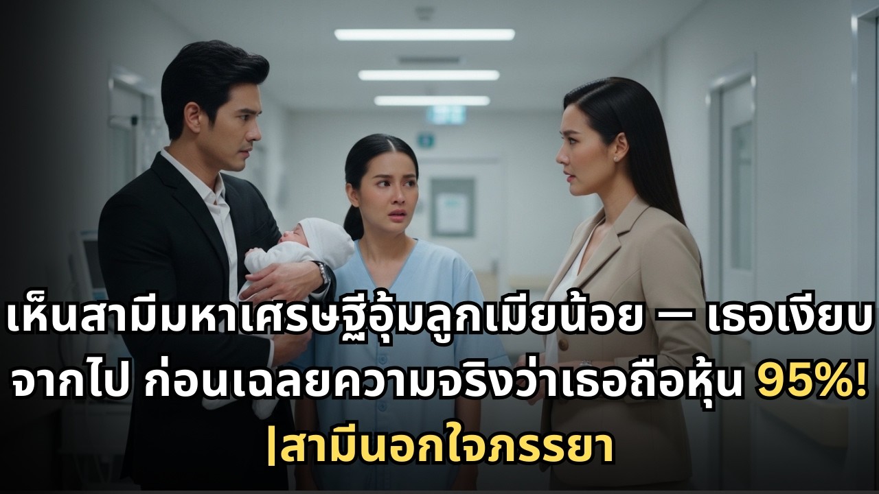 เห็นสามีมหาเศรษฐีอุ้มลูกเมียน้อย — เธอเงียบจากไป ก่อนเฉลยความจริงว่าเธอถือหุ้น 95%! |สามีนอกใจภรรยา