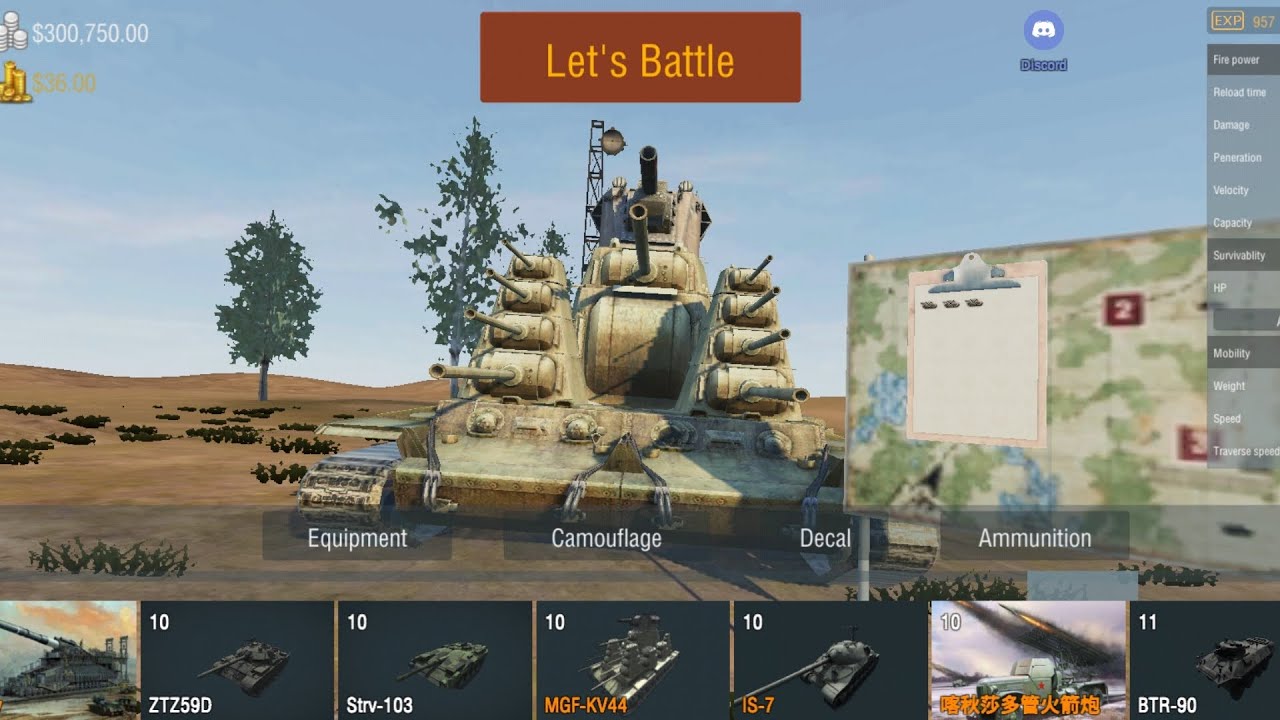 Panzer War [KV-44] gameplay Full Soviet Engineering.