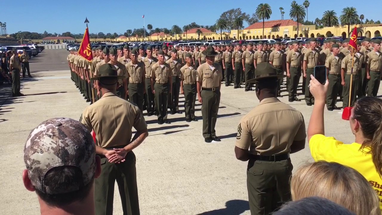 MCRD San Diego Family Day  Marines