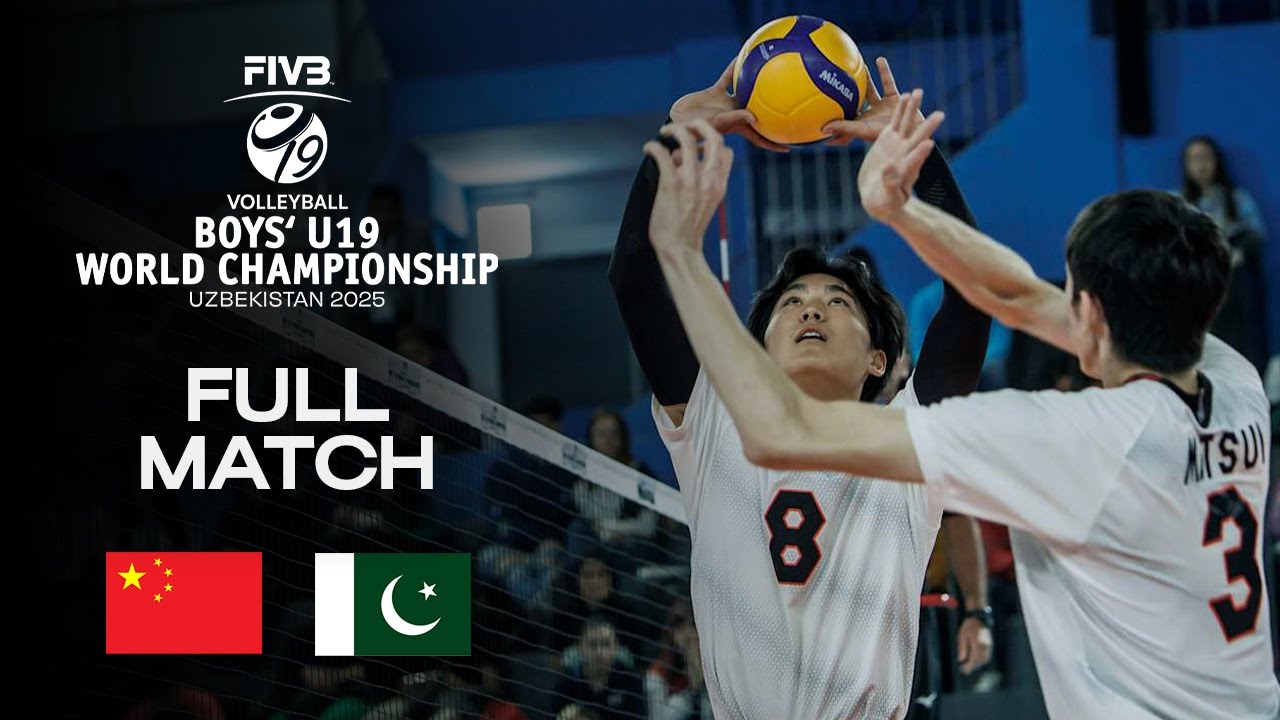 China vs. Pakistan - Classification 9-16 | Boys' U19 World Champs 2025 - Full Match