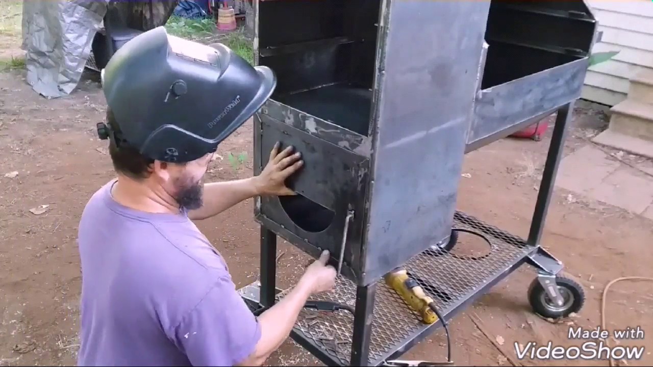 Reverse flow smoker builds