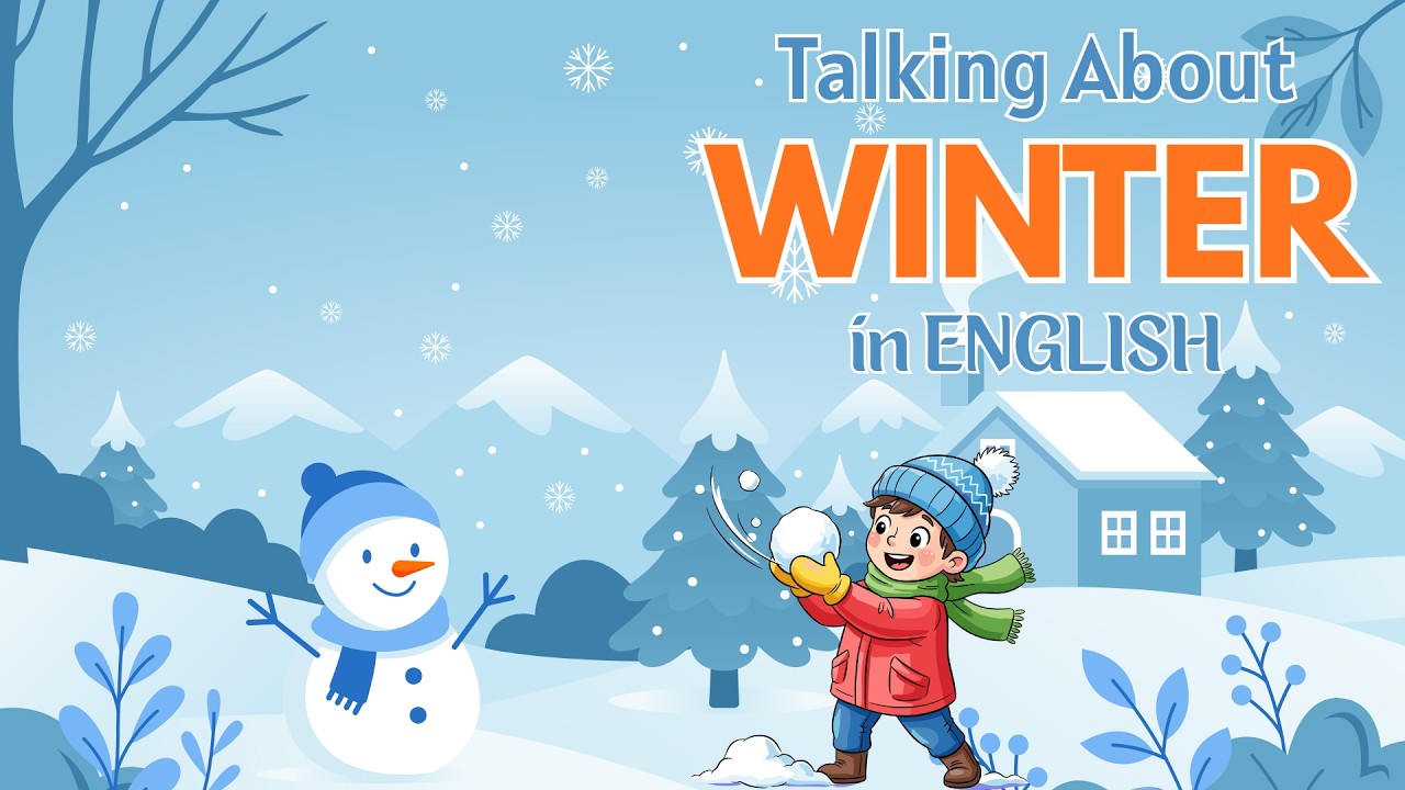 English Conversation About Winter ☕❄️ | Speak English Naturally #englishforbeginners #english