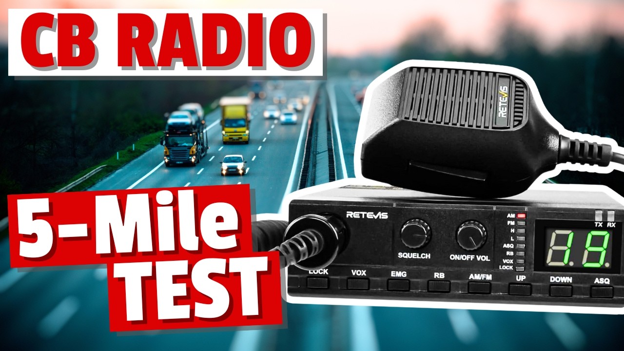 Easy CB Radio AND Antenna - FULL TEST - Retevis MB62