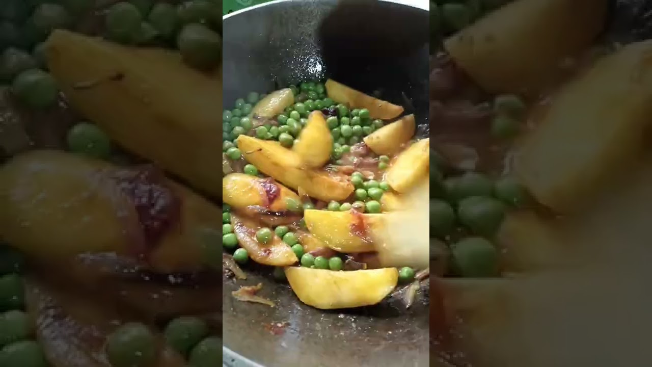 Aloo Matar fish Recipe 😋😋