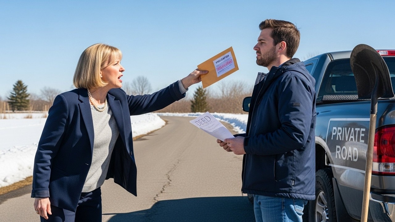 HOA Fined Me for Not Shoveling Snow Off Their Sidewalk, Too Bad It's Actually My Private Road