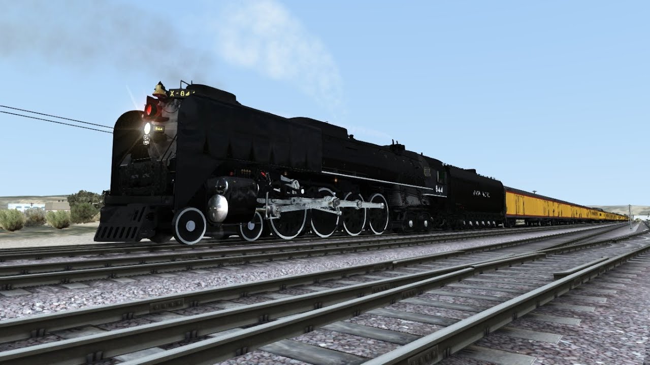 TS2015 HD EXCLUSIVE: Union Pacific FEF-3 844 Released; Action Preview Barstow - Victorville