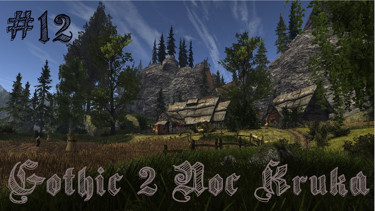 Gothic 2 NK (12) Epicka walka na dachu