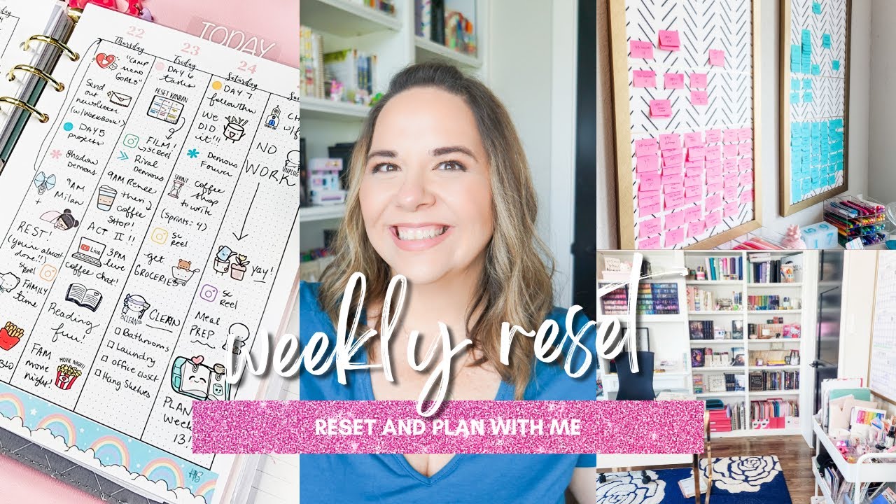 WEEKLY RESET ROUTINE ✨ clean, review, and plan with me