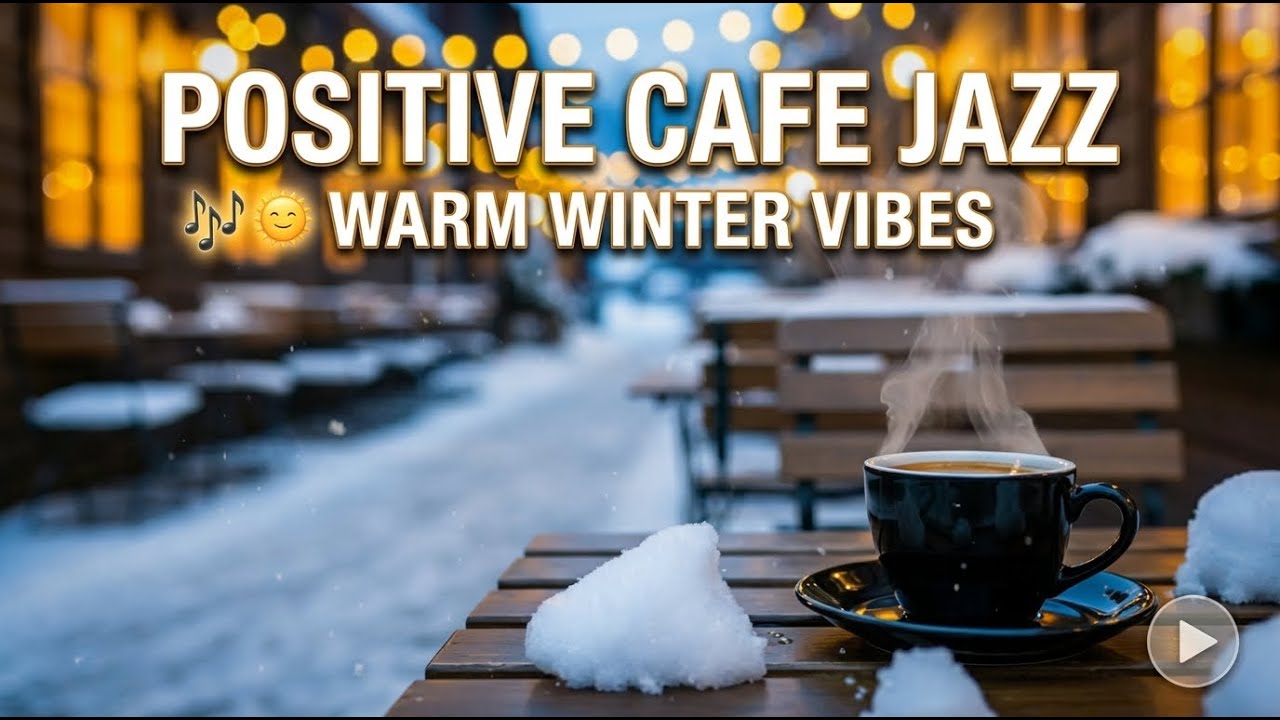 Positive Jazz Music ☕ Relaxing Bossa Nova and Coffee Shop Ambiance for Focus and Cozy Study Sessions