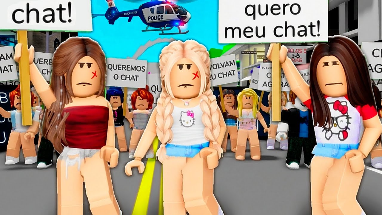 SOBREVIVEMOS AO MAIOR PROTESTO NO BROOKHAVEN | Historinhas Brookhaven RP | Roblox