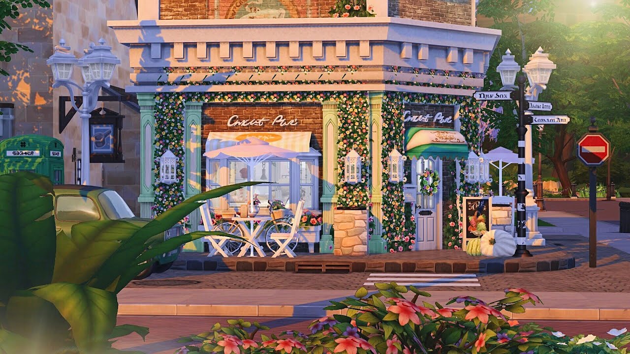 Cupcake Shop • The Sims 4 • No CC | Speed Build