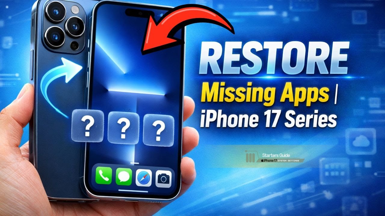 На вашем iPhone 17 отсутствуют приложения? Вот что нужно сделать.