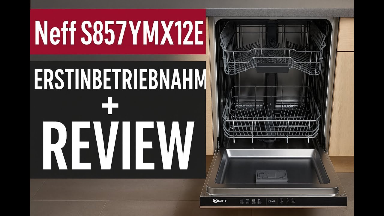 Neff S857YMX12E N70 – Erstinbetriebnahme & Test | Vollintegrierter 45 cm Geschirrspüler