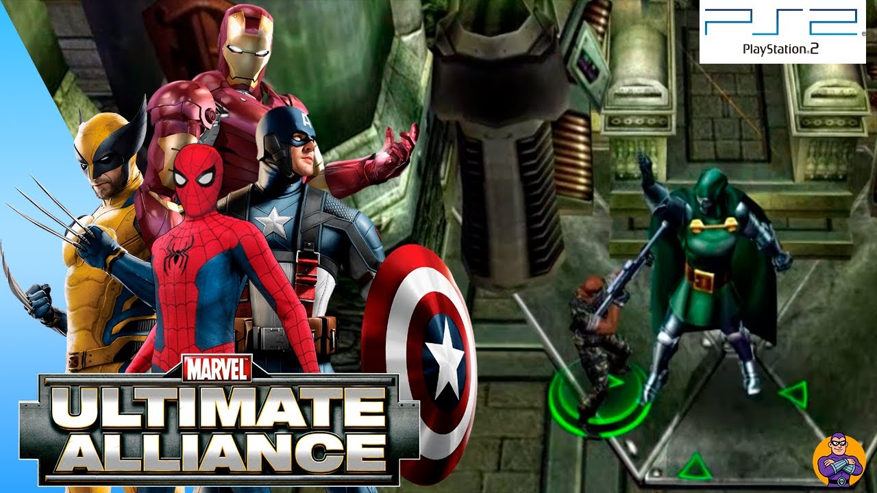 Marvel: Ultimate Alliance (PlayStation 2 - 2006) Good Ending - Completo