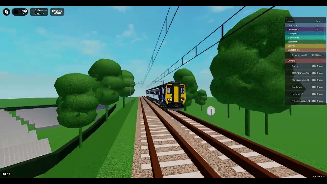 train from stepford road to leighton west 15/3/26