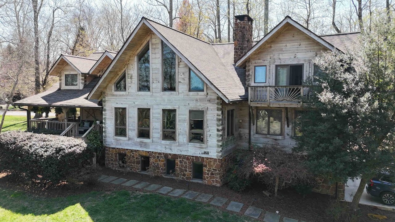 Waterfront Log Cabin in Scientists’ Cliffs | 2635 Aster Road | Post and Beam Dream Home Tour
