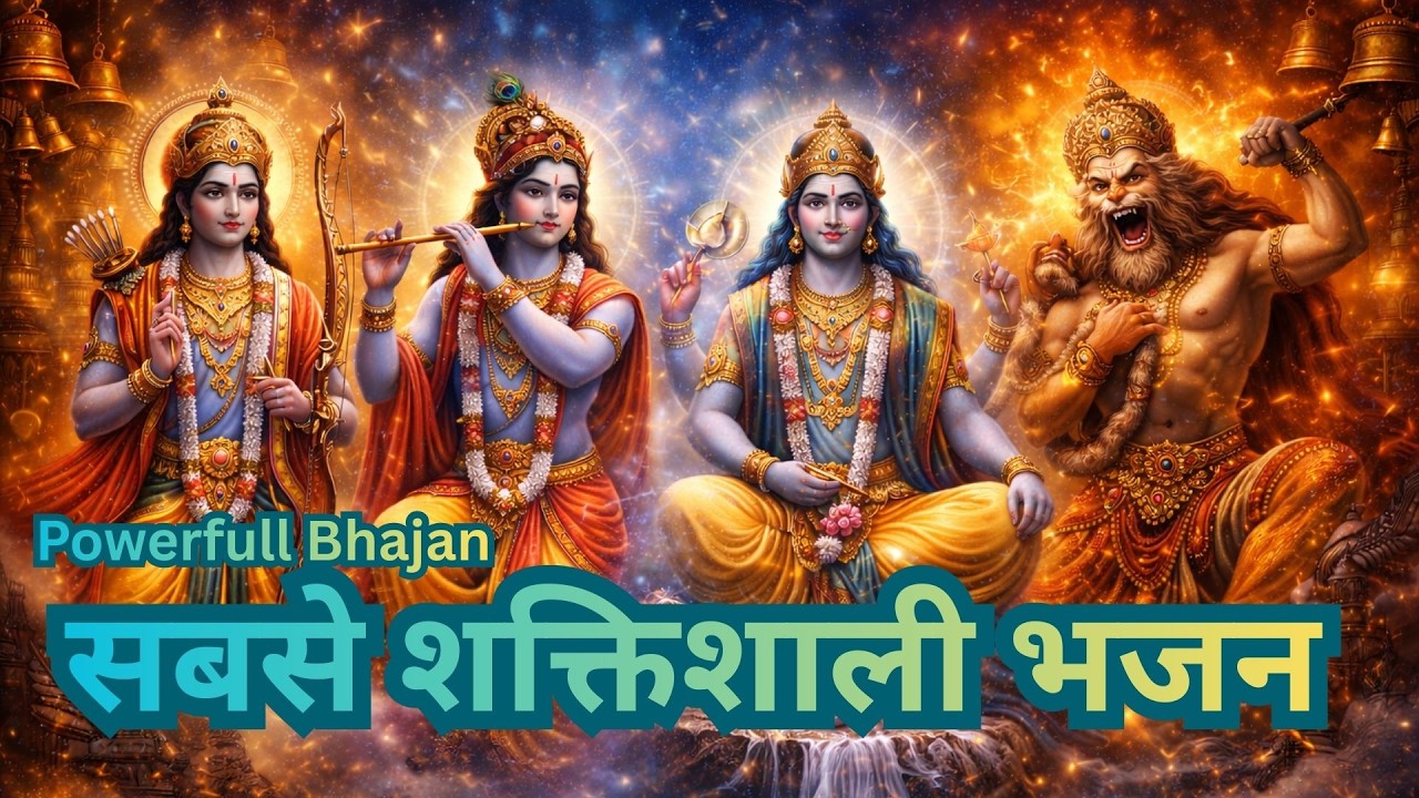 राम कृष्ण विष्णु नरसिंह नाम | सबसे शक्तिशाली भजन | Nonstop Bhajan | Most Peaceful Bhajan #bhajan