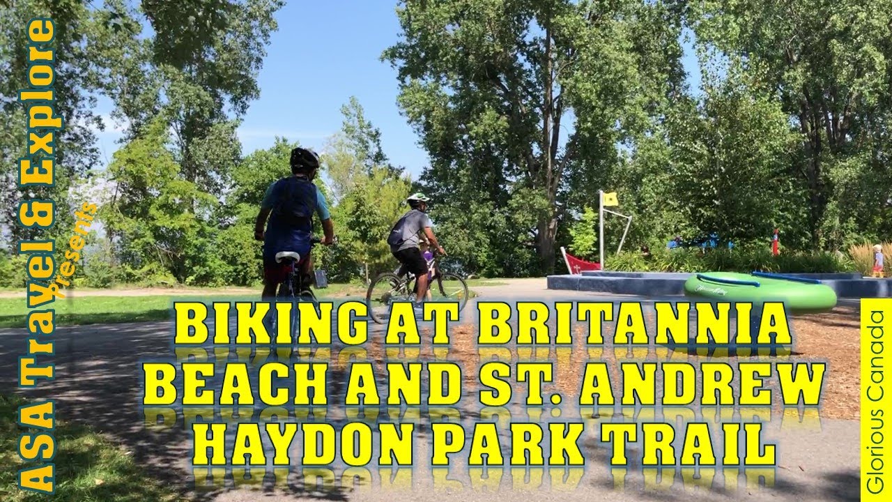 Biking at Britannia Beach and St. Andrew Hayon Park Trail