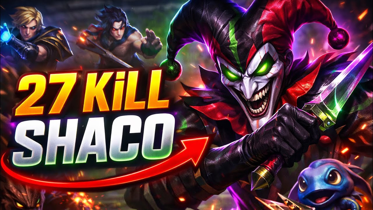 Shaco ile Olan Oldu… 27 Kill Aldım | LoL Orman Sohbet