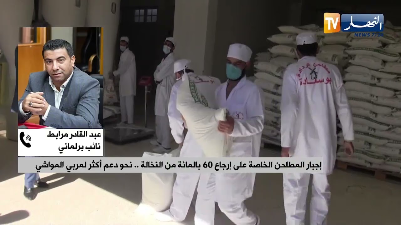 إجبار المطاحن الخاصة على إرجاع 60 بالمائة من النخالة  ..  نحو دعم أكثر المربي المواشي