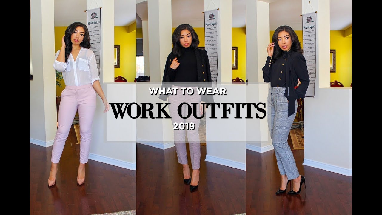 HOW TO LOOK STYLISH AT WORK | 5 OUTFIT IDEAS FOR WORK - OFFICE LOOKBOOK + How to Style