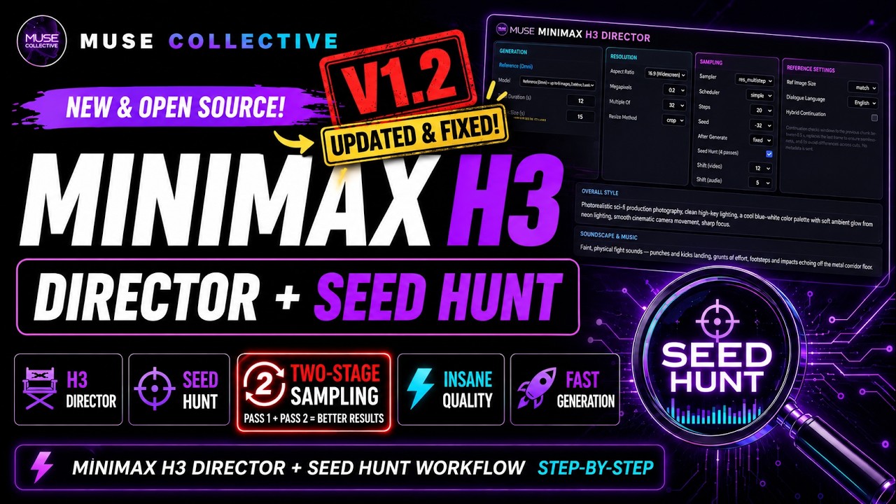 MiniMax H3 Director - The Bugs Are FIXED 🔧 - V1.2 Update