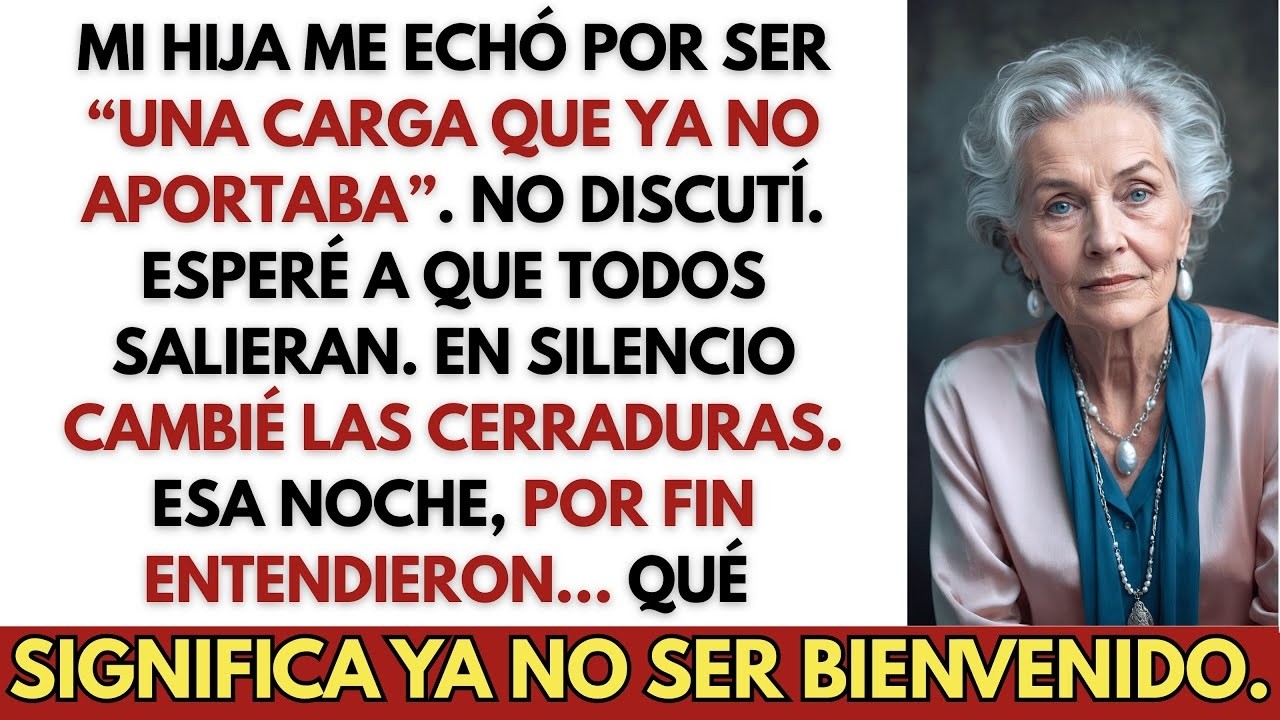 Mi Hija Me Echó Por Ser “Una Carga Que Ya No Aportaba”… Así Que En Silencio Cambié Las Cerraduras…