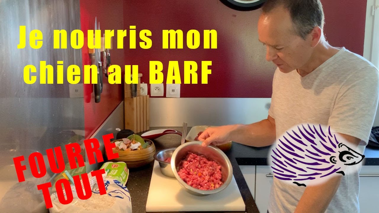 Je nourris mon chien au B.A.R.F.