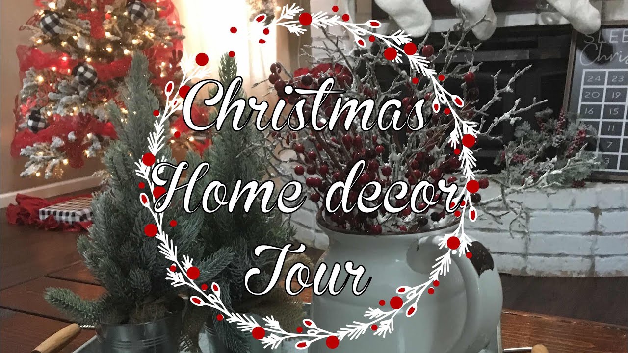 CHRISTMAS HOME TOUR 2017 // FARMHOUSE CHRISTMAS DECOR