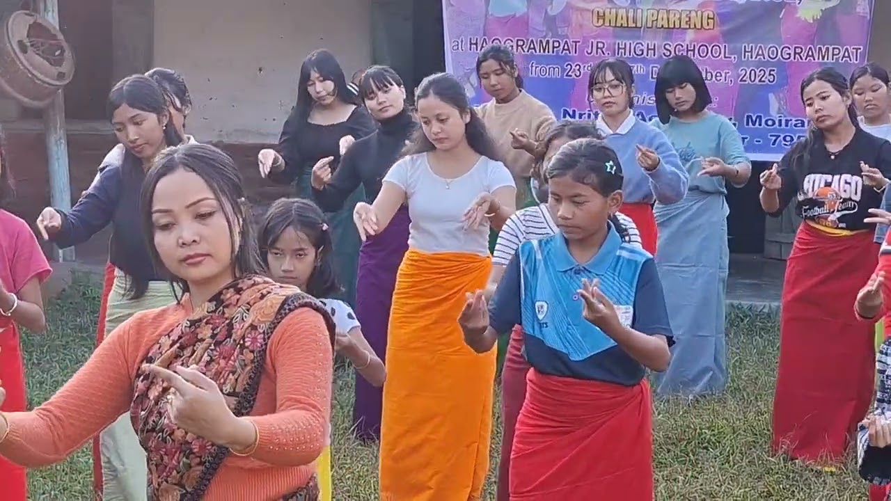 5 Day workshop on  Chali pareng. at Hougrampat Jr high school from 23rd to 27th December 2025.