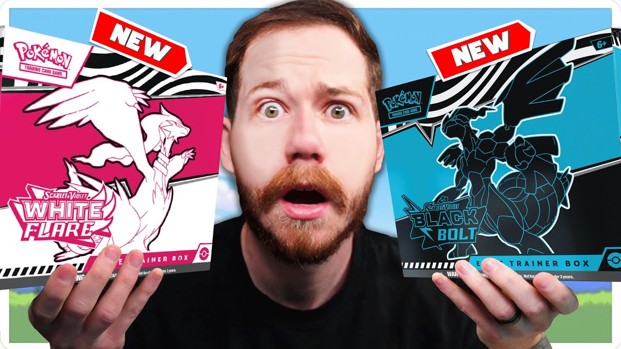 Opening Pokemon's NEW Black Bolt And White Flare Elite Trainer Boxes!