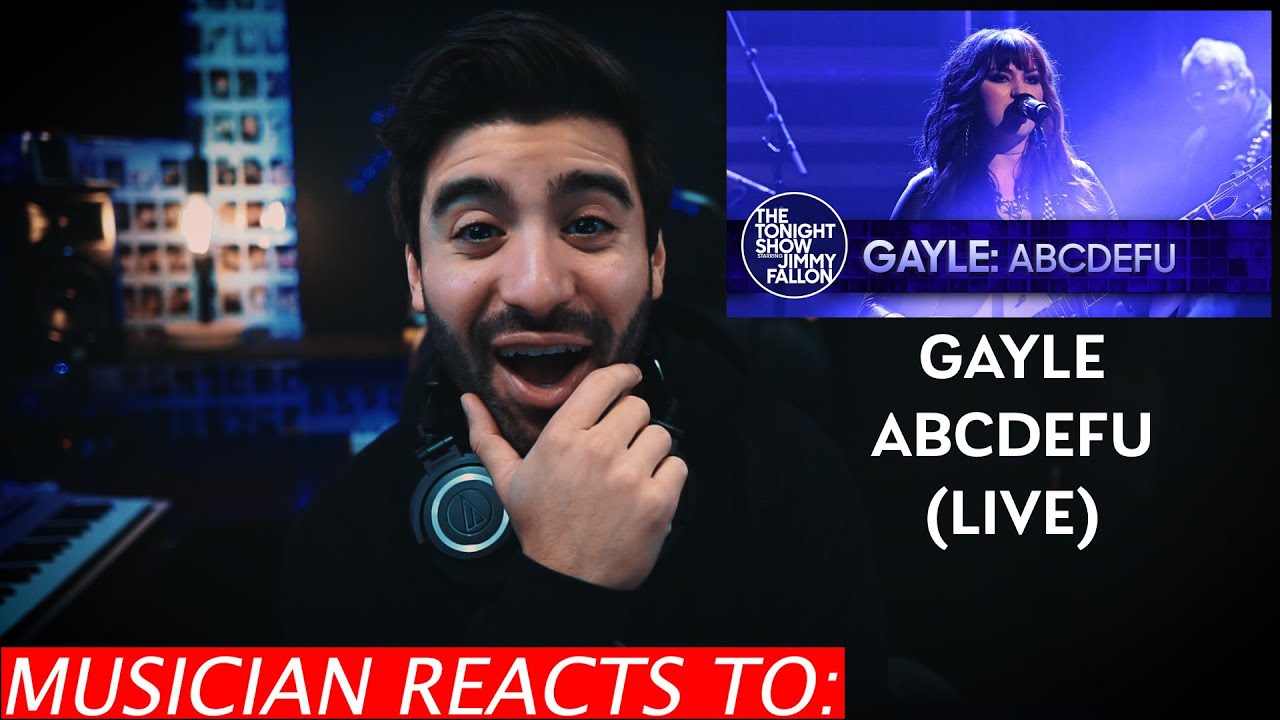 First Time Hearing GAYLE - Musician Reacts To abcdefu - The Tonight Show