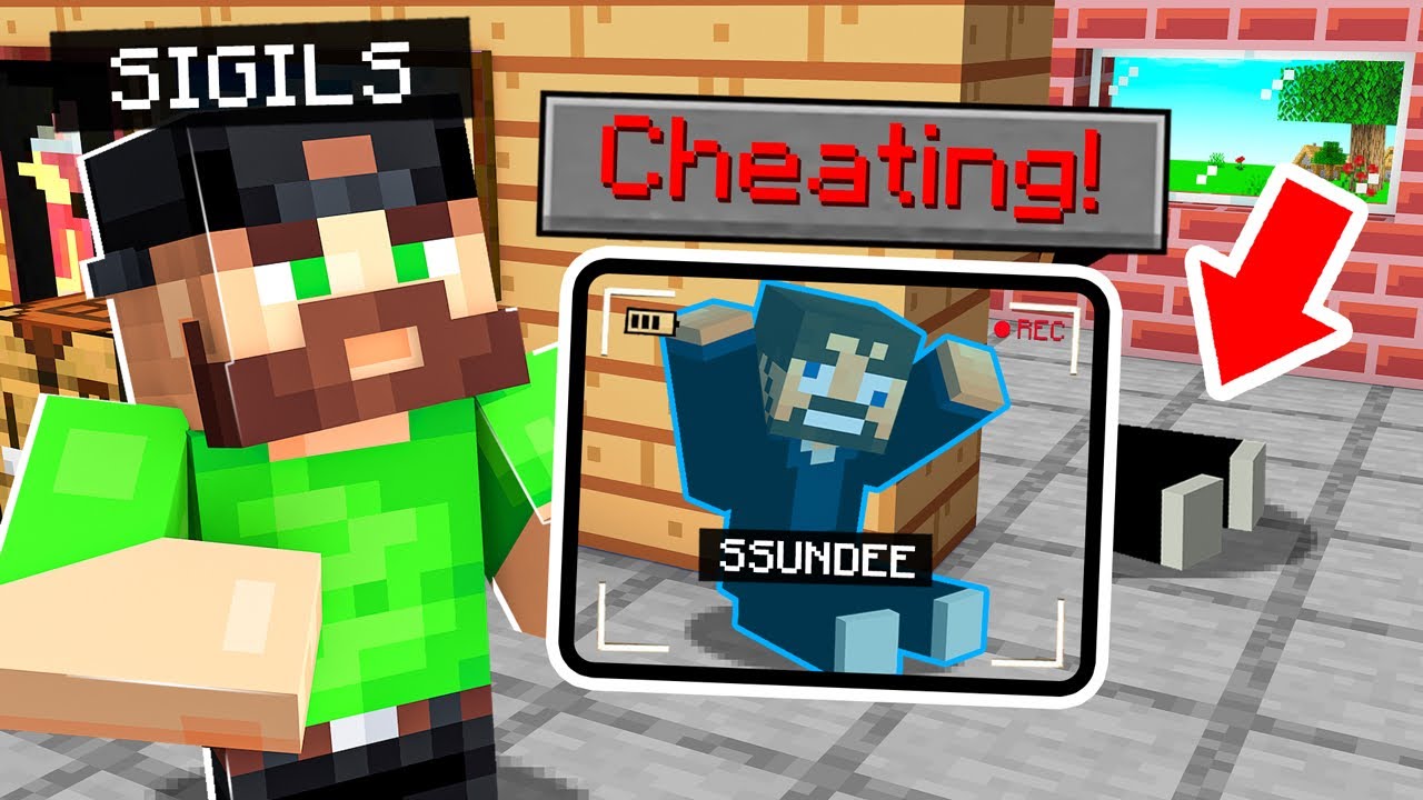 Broken CHEATING Hide and Seek in Minecraft