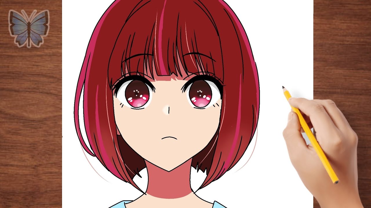 How to Kana Arima from Oshi No Ko With Simple Steps Easy Drawing