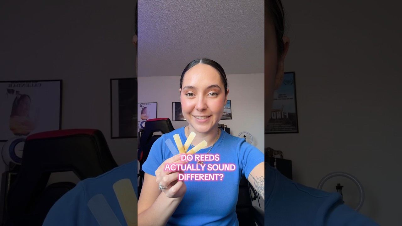 Do clarinet reeds ACTUALLY sound different? #clarinet #reeds #woodwind #musician