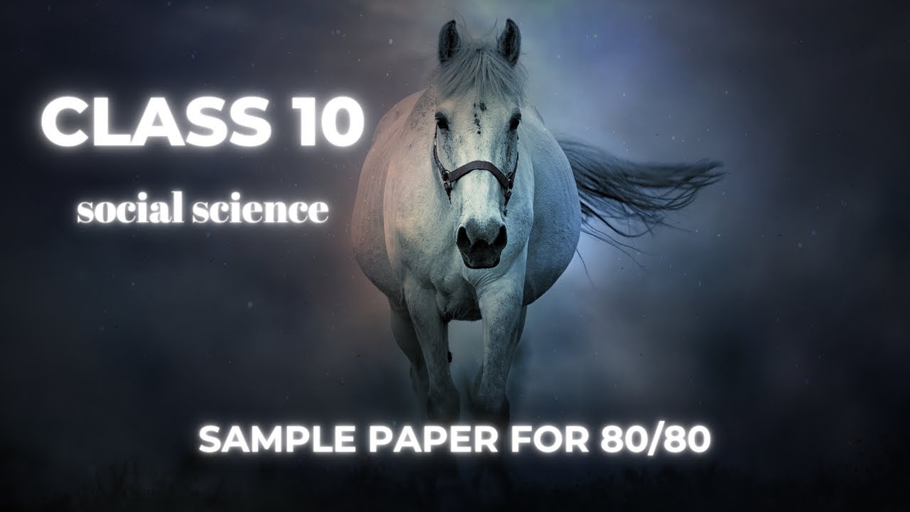 Cbse sample paper class 10 social science 2024