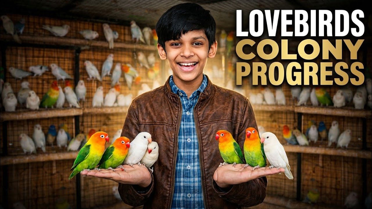 Lovebirds Colony Breeding Progress | Naveed Ahmad 