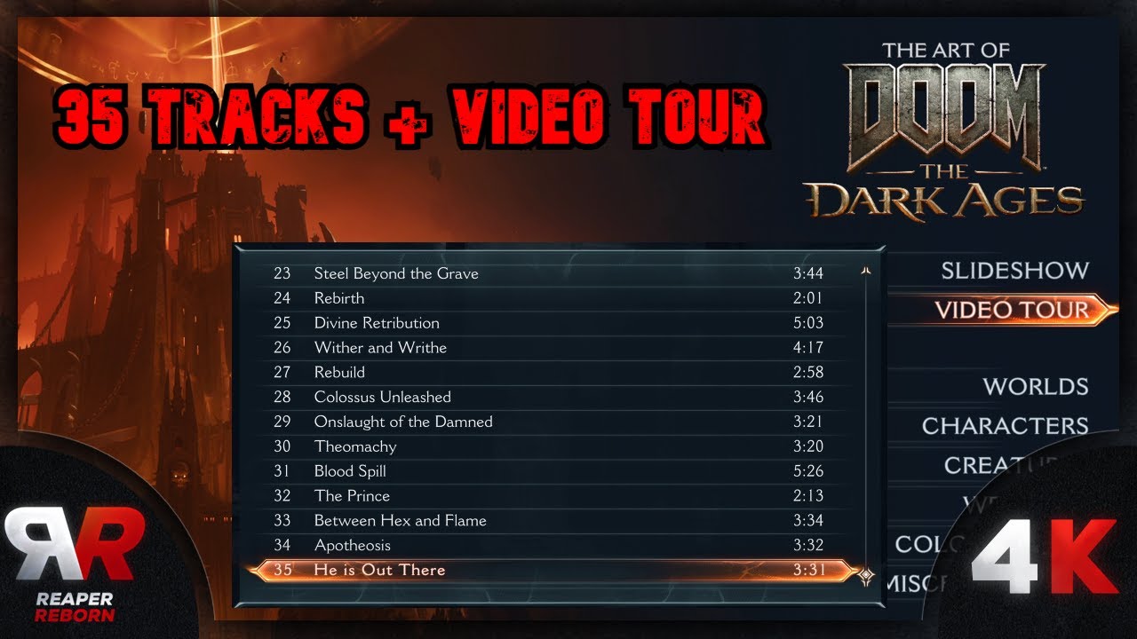 Soundtrack Playlist + Video Tour [4K] | Doom The Dark Ages