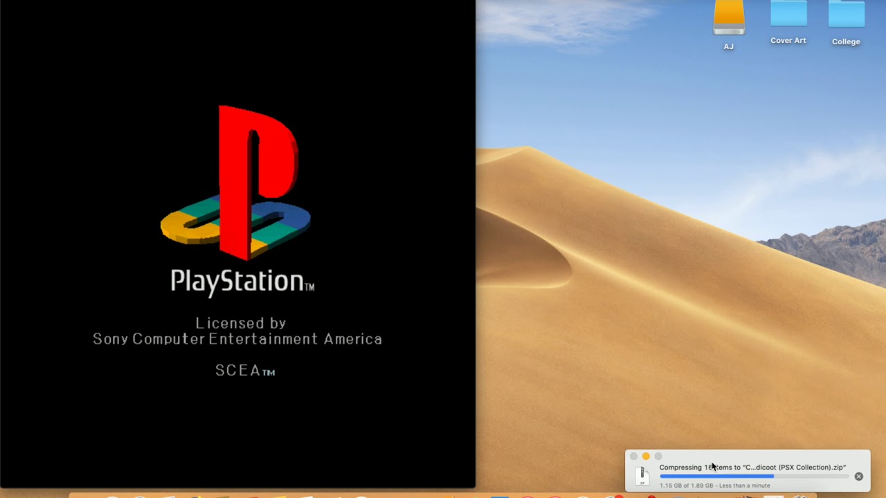 Crash Bandicoot (PSX Collection) on OpenEmu