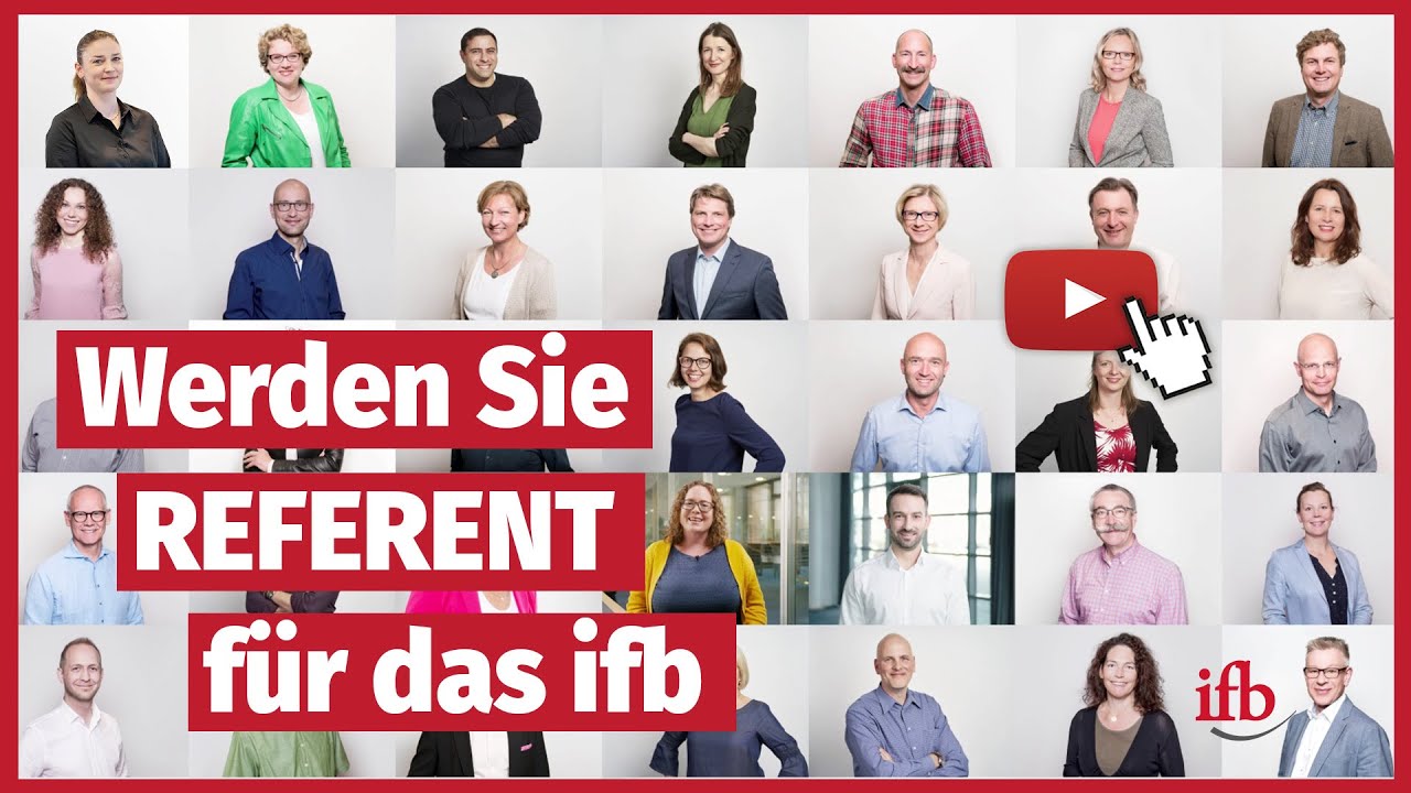 Als Referent im Einsatz f&uuml;r das ifb