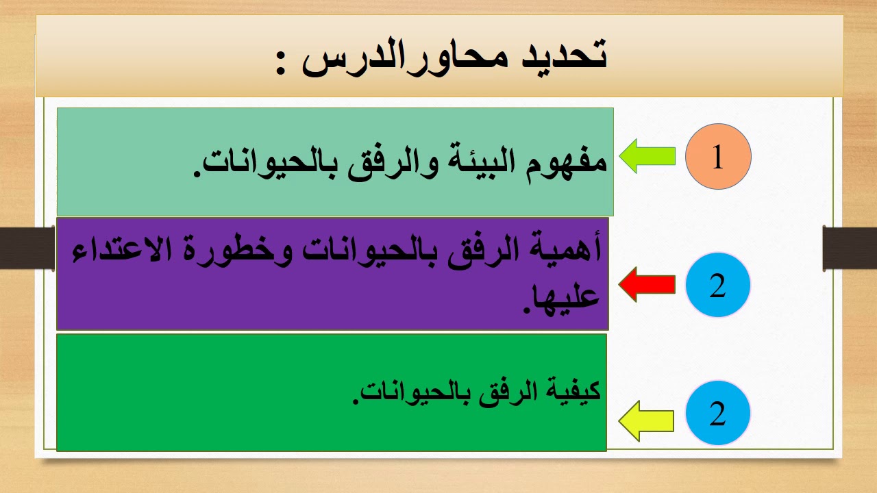 درس حق البيئة الإحسان بالحيوانات والرفق بها الثانية إعدادي ذجمال الحامدي
