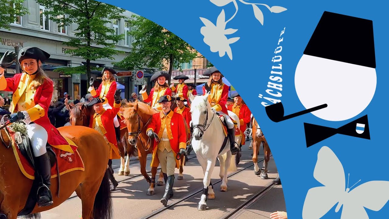 #Sächsilüüte / Sechseläuten 2025 - Gastkanton Zug | Der fröhliche Kinderumzug von Zürich