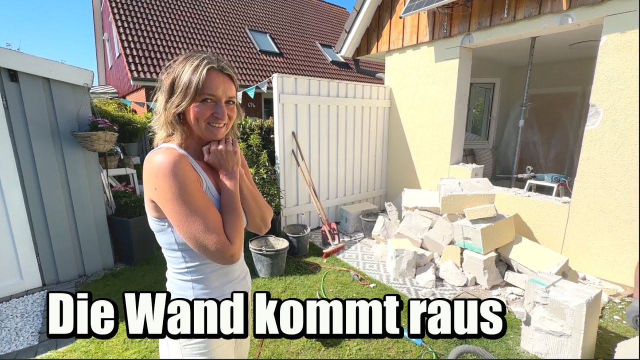 Wieder Baustelle im Haus 😅 Die Wand kommt raus 🤪 marieland TipTapTube Mama Life Vlog