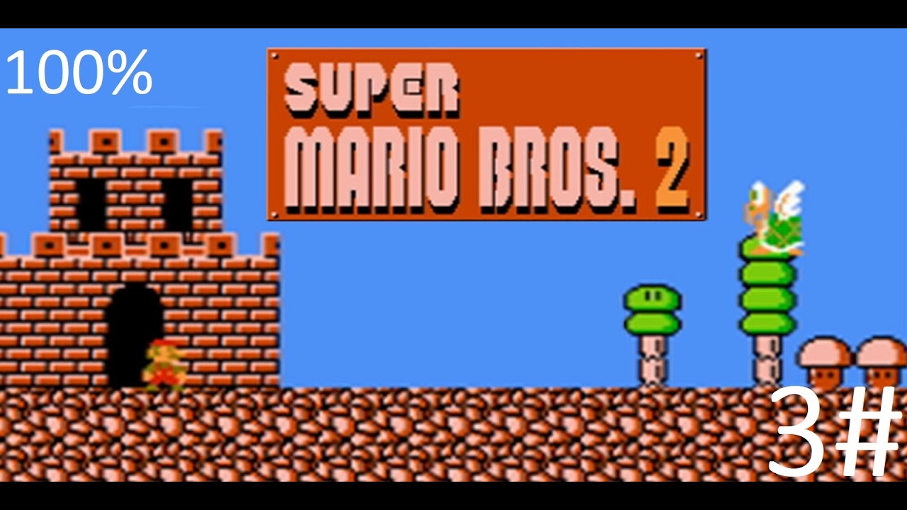 Koniec gry na 100%. - Super Mario Bros 2 The Lost Levels 3# (100%)