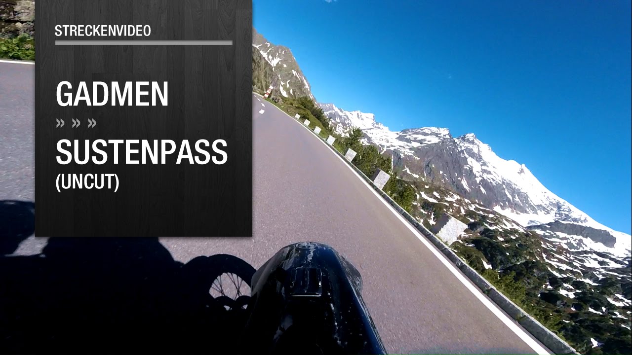 Gadmen ➔ Sustenpass │ Streckenvideo (uncut)  │ Yamaha XT660Z T&eacute;n&eacute;r&eacute;