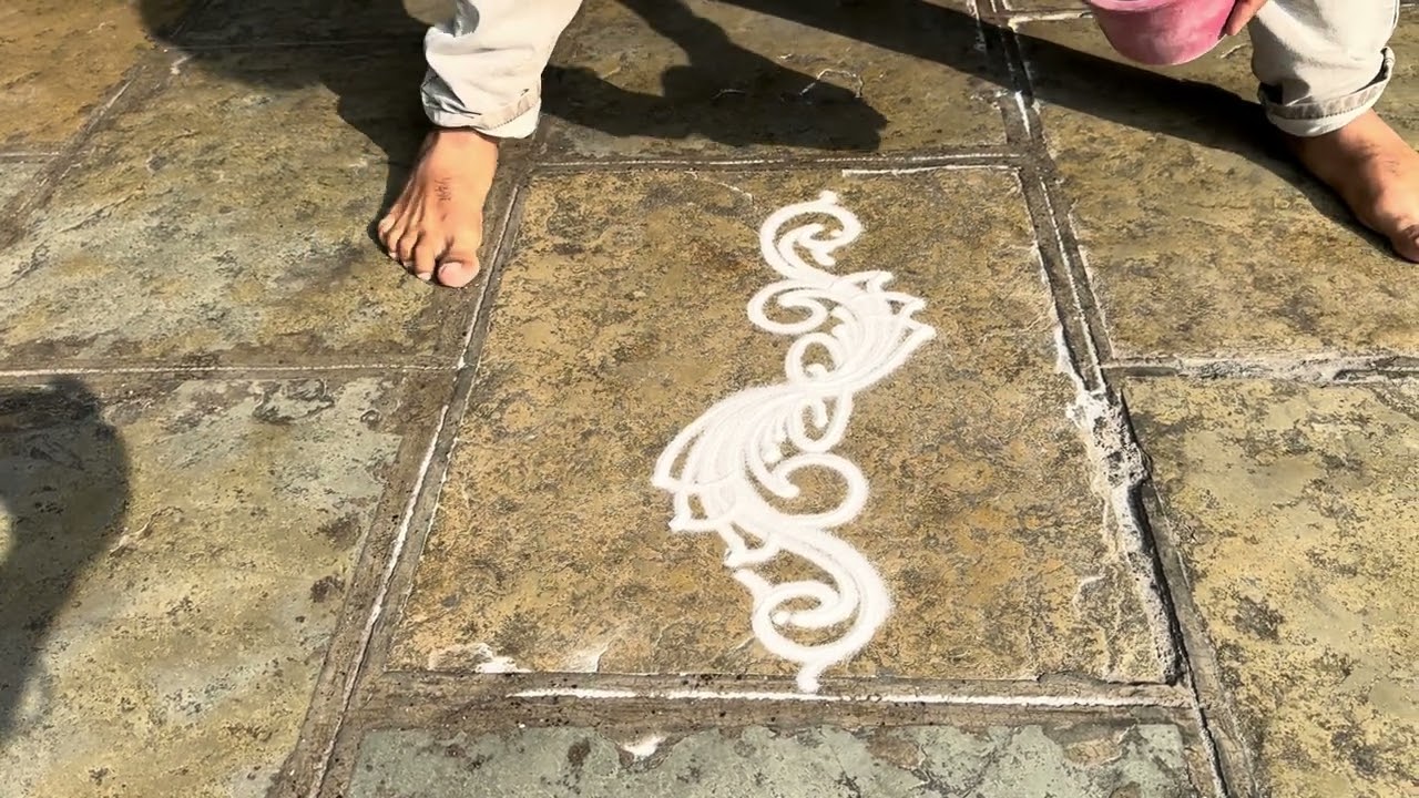 Border Rangoli | Rangoli Design | festival creative rangoli | Ira rangoli design 