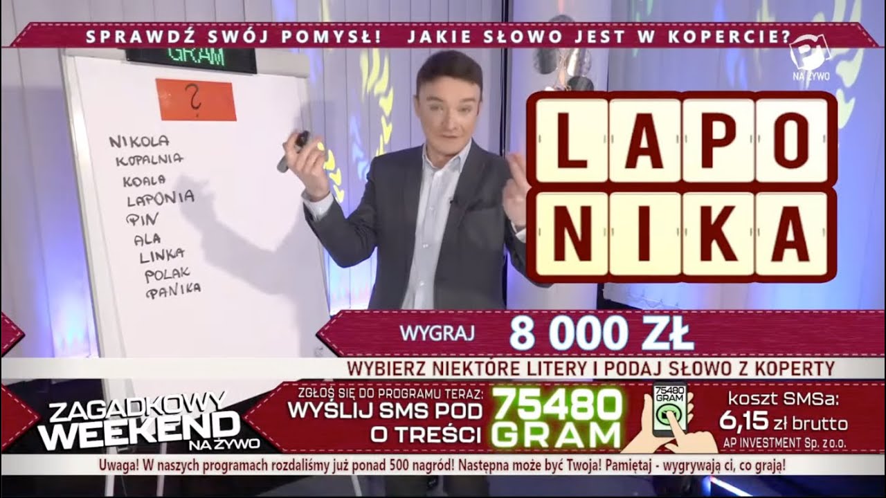 Zagadkowy Weekend na żywo  17.01.2026 (Polonia1)