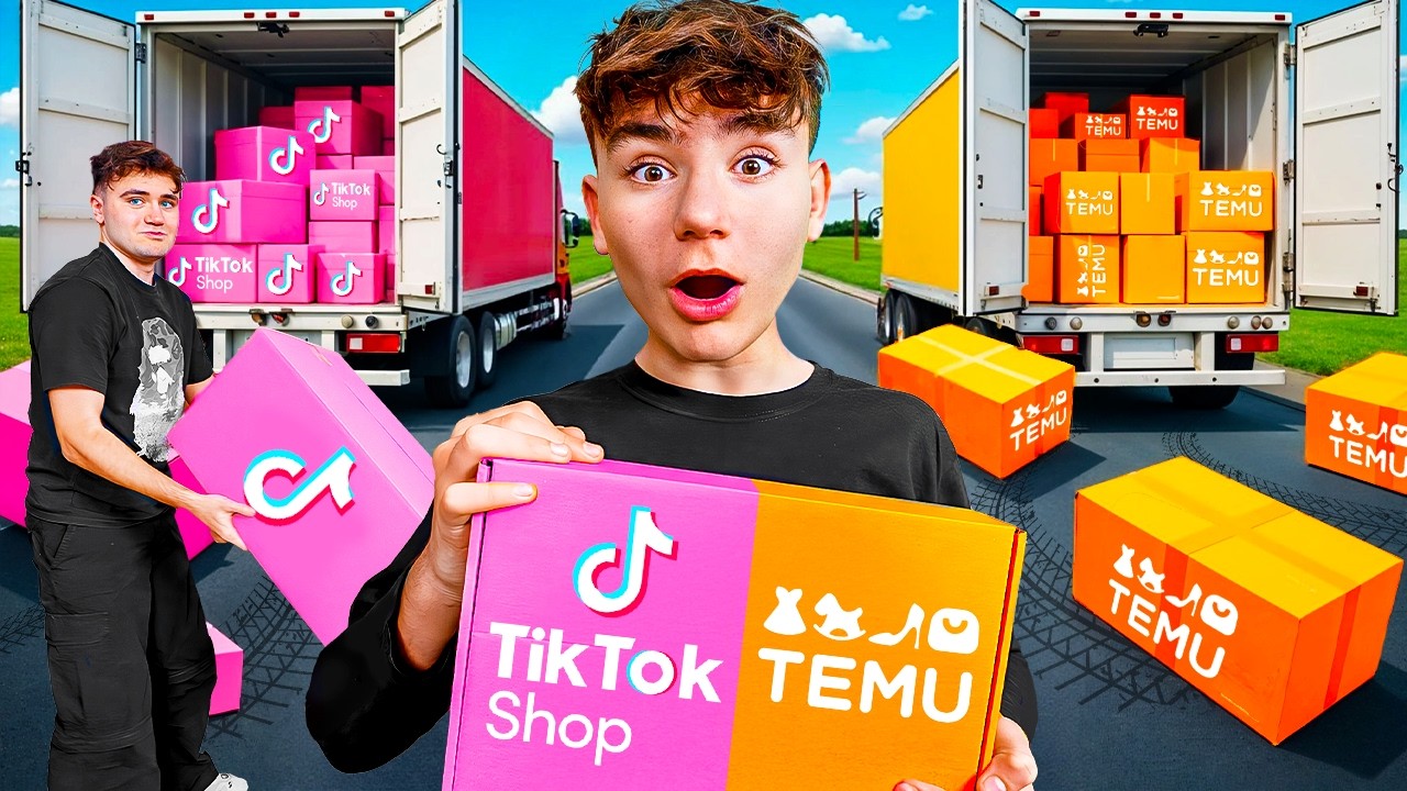 On a Acheté 1000€ de Boîtes Mystères TikTok Shop vs Temu !