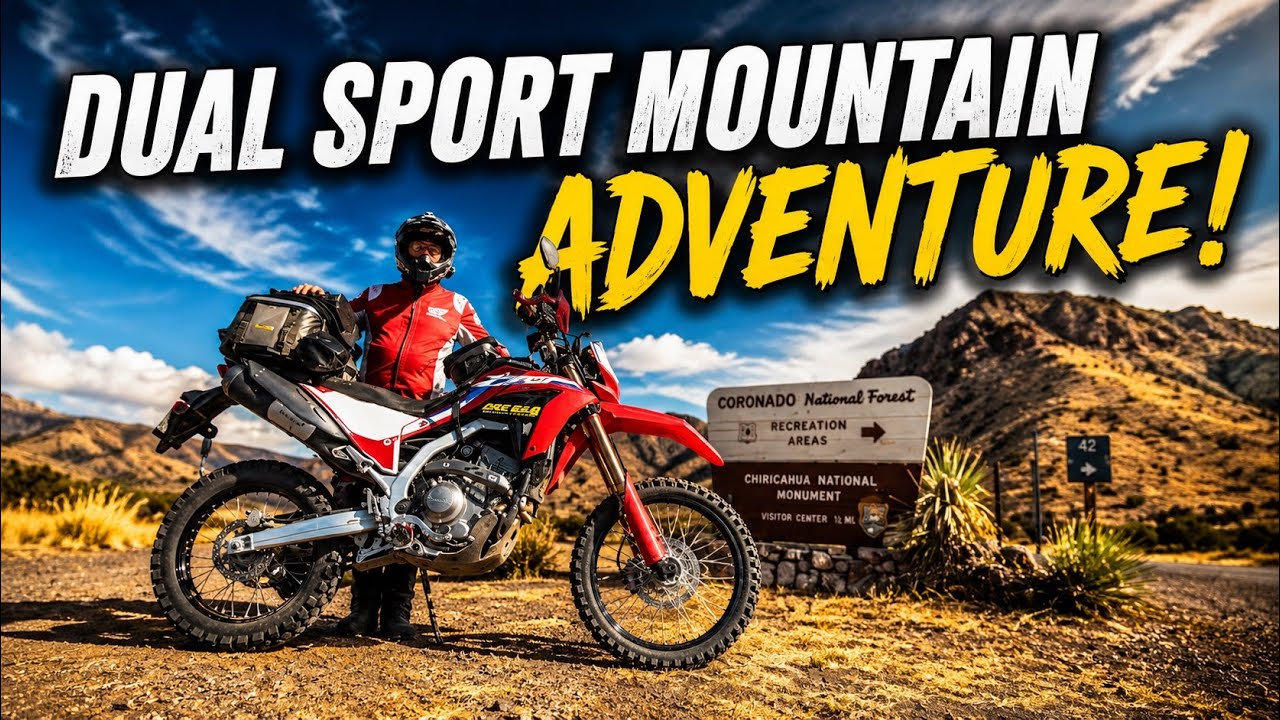 Amazing Dual Sport Motorcycle Adventure Arizona Mountains #Honda #CRF300L #Dualsport